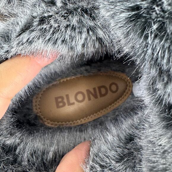 NEW Blondo Victor Waterproof Faux Fur Slipper - Picture 5 of 6
